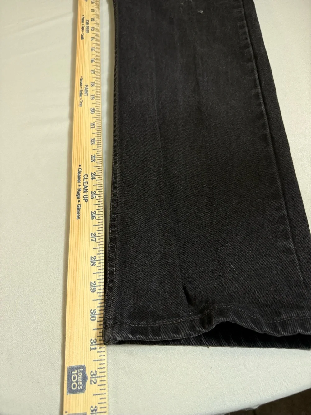 Levi’s 505 Vintage Black Jeans 33x32 Fit 31x31 Grunge Fade 90s